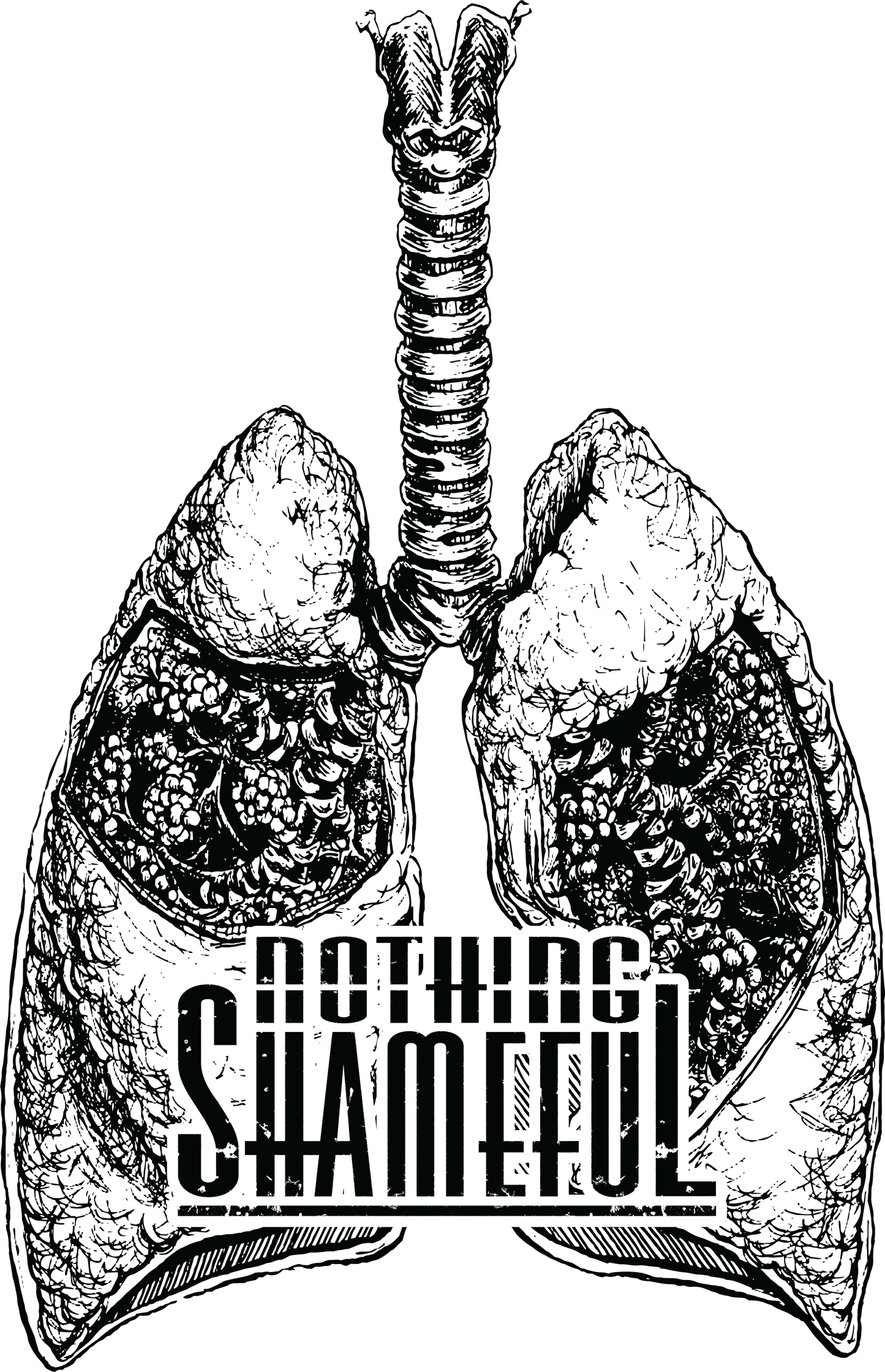 Brick Lungs T-Shirt - Autumn Heather