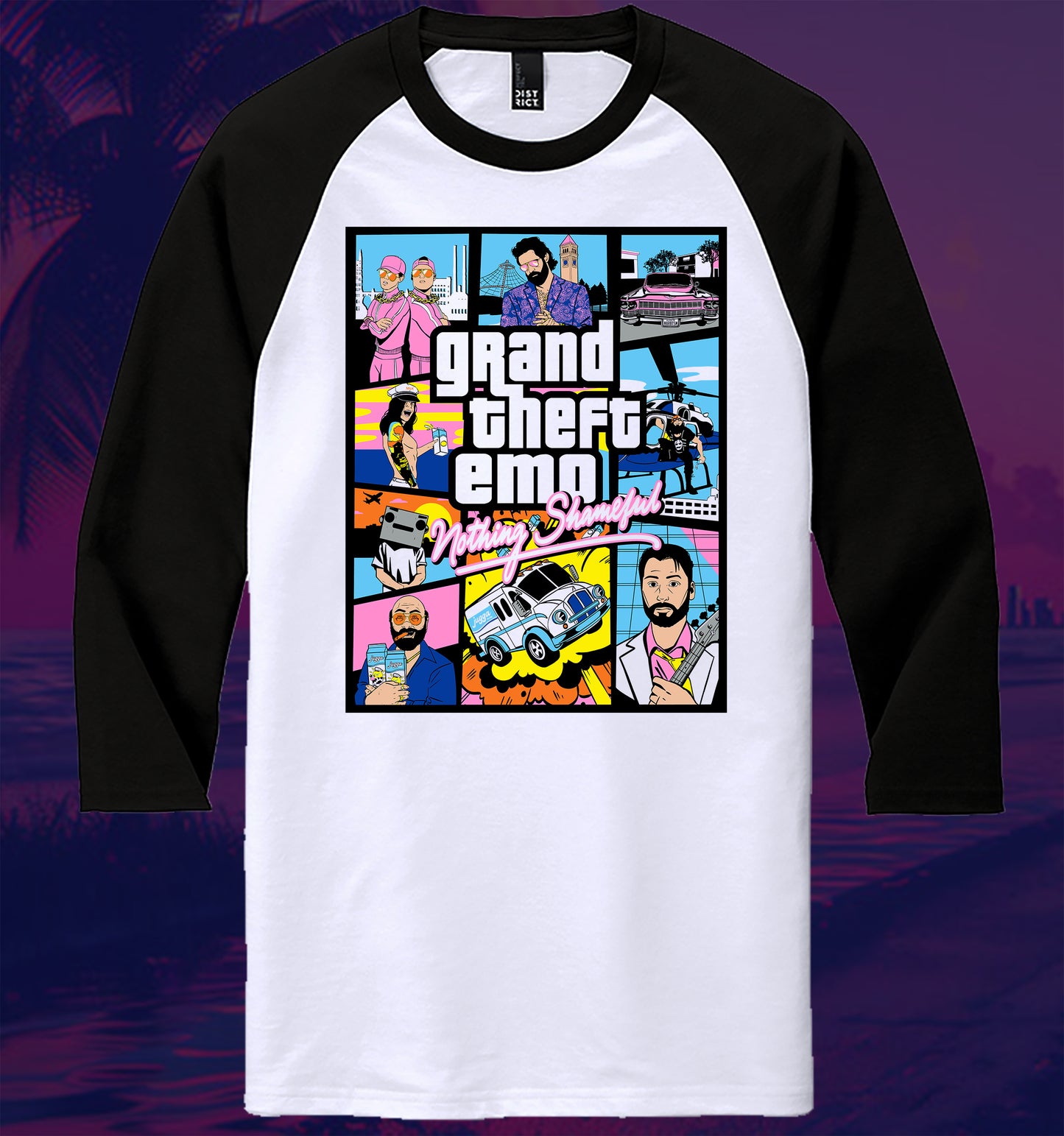 GTA Pine Grove - 3/4 Sleeve Raglan Shirt
