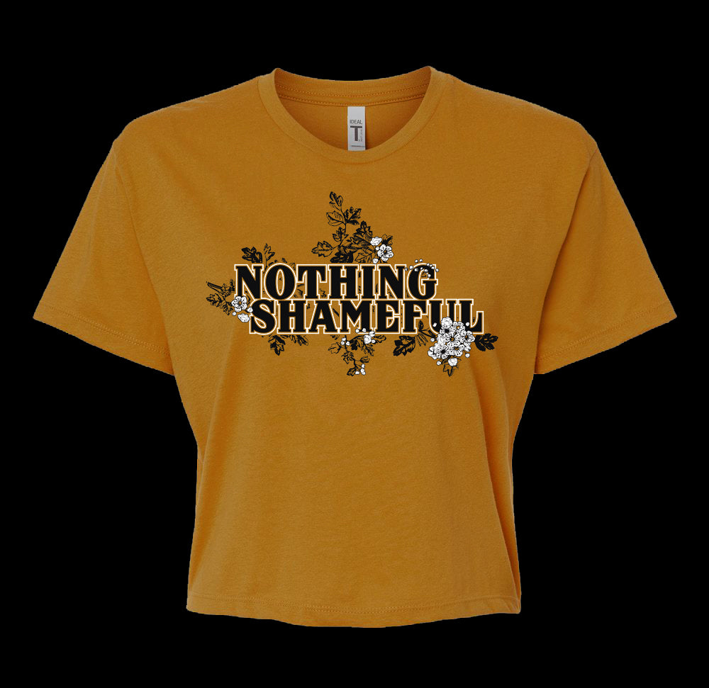 Ladies Gold Crop Top